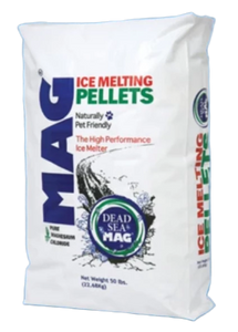 50 Lb bag PureMG ice melting pellets